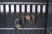 Pavo Magnettag sleutelhanger, pak van 10 stuks, zwart - thumbnail