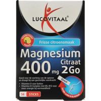 Lucovitaal Magnesium 400 mg 2Go Poedersticks - thumbnail