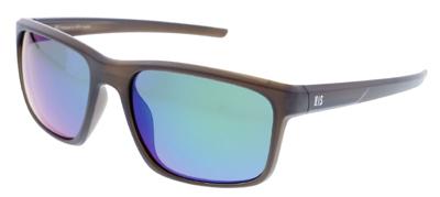 H.I.S zonnebril 87100 cat. 3 rechthoekig bruin/blauw