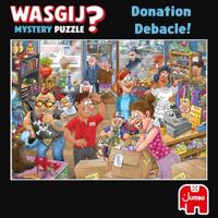 Jumbo Wasgij Mystery 29 puzzel Donatiedebacle - 1000 stukjes - thumbnail