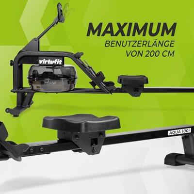 VirtuFit Water Resistance Aqua 100i Water Rower Roeitrainer VirtuFit Water Resistance Aqua 100i Water Rower Roeitrainer