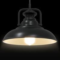 Hanglamp E27 31 cm ijzer zwart - thumbnail