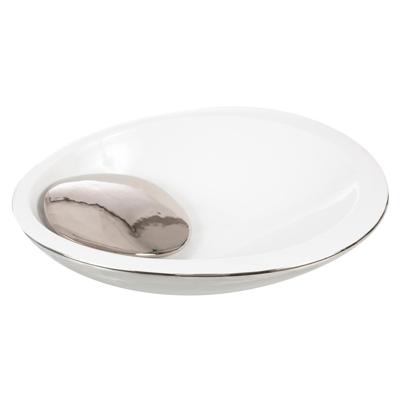 Waskom Cipi Saturn Titanio 62x45x13 cm Porselein Zilver Cipi