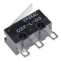 Omron D2F-L-D3 Microschakelaar 30 V/DC 2 A 1x aan/(aan) 1 stuk(s) Bag - thumbnail