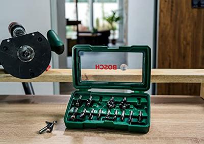 Bosch Accessoires Hardmetalen Frezenset | 15 Delig | 8 mm schacht - 2607019469 - thumbnail