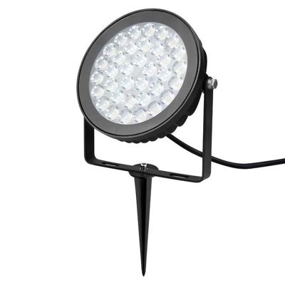 Mi-light Miboxer rgb-cct led tuinspot ip65 15w rond zwart - led0256 Mi-light Miboxer rgb-cct led tuinspot ip65 15w rond zwart - led0256