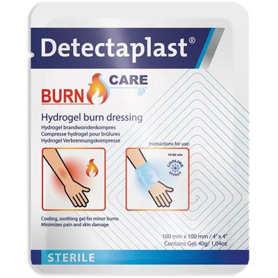 Detectaplast Burn Care hydrogel compres voor brandwonden, ft 10 x 10 cm Detectaplast Burn Care hydrogel compres voor brandwonden, ft 10 x 10 cm
