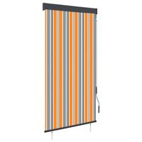 VidaXL Rolgordijn voor buiten 80x250 cm geel en blauw - thumbnail