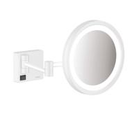 Hansgrohe Addstoris make-up spiegel led 3x vergroting mat wit 41790700 - thumbnail