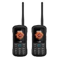 Gigaset GLX 8 – robuuste mobiele telefoon voor outdoor – stof- en waterdicht IP68 beschermingsklasse – dual sim – zonder abonnement – Bluetooth 5.0 – 2,4 inch lcd-display, zwart/oranje - thumbnail