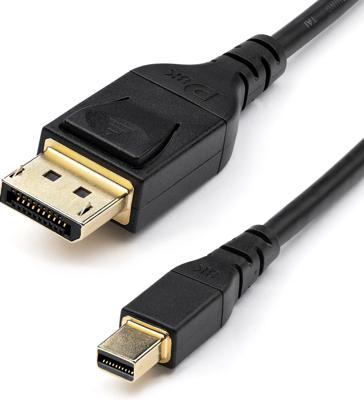 DisplayPort Mini naar DisplayPort Kabel Startech DP14MDPMM2MB Zwart