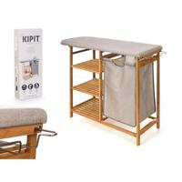 Strijkplank Kipit Crème Stof Bamboe - thumbnail