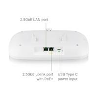 Zyxel NWA210AXV2-EU0101F draadloos toegangspunt (WAP) 2975 Mbit/s Wit Power over Ethernet (PoE) - thumbnail