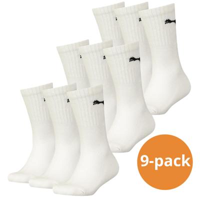 Puma Sportsokken wit 9-pack-39-42