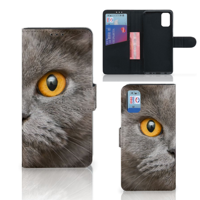 Telefoonhoesje | Met pasjeshouder | Samsung Galaxy A41 Britse Korthaar - thumbnail