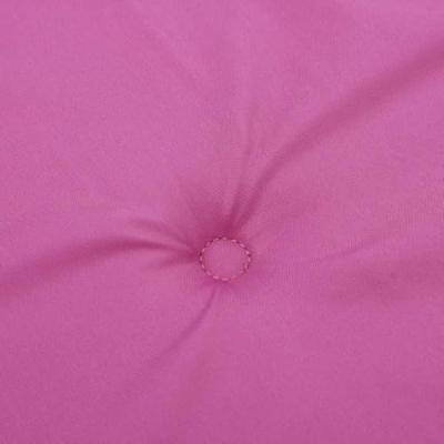 VidaXL Tuinstoelkussens 4 st 40x40x3 cm stof roze