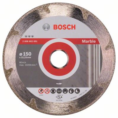 Bosch Accessoires Diamantdoorslijpschijf Best for Marble 150 x 22,23 x 2,2 x 3 mm 1st - 2608602691