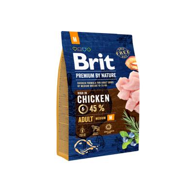 BRIT Premium by Nature Adult M Chicken - droog hondenvoer - 3 kg