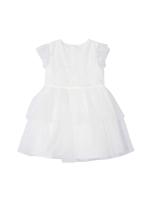 Mayoral Zomer jurk tule pailletten meisjes - natural wit - thumbnail