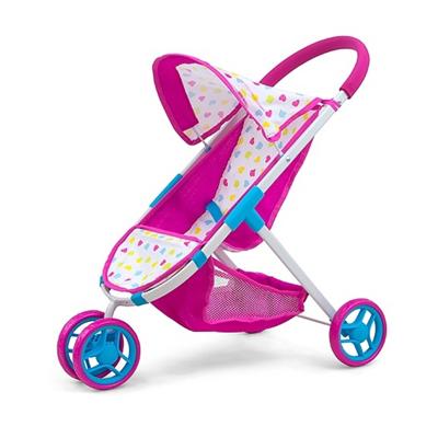 Milly Mally poppenwagen Susie Candy meisjes 63 cm roze/blauw