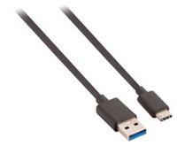 Valueline VLCP61650B10 - USB-kabel (1 m, USB A, USB C, 3.0 (3.1 Gen 1), Zwart) - thumbnail