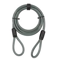 Cavo a spirale antifurto YALE con 2 anelli - Per bici, MTB - 220 cm x 12 mm - thumbnail