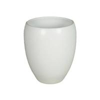 Floran Vaas - wit - glanzend - keramiek - 25 x 28 cm - thumbnail