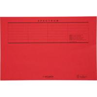 Vouwmap Secolor Folio 100% gerecycled karton 250gr Rood - thumbnail