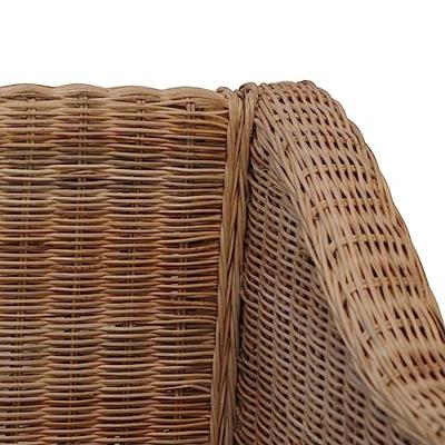 Fauteuil met kussens natuurlijk rattan Fauteuil met kussens natuurlijk rattan