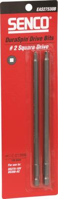 Senco Duraspin bits SQ2 - Square - 193mm. DS50 - blister a 2st. - EA0368TB Senco Duraspin bits SQ2 - Square - 193mm. DS50 - blister a 2st. - EA0368TB