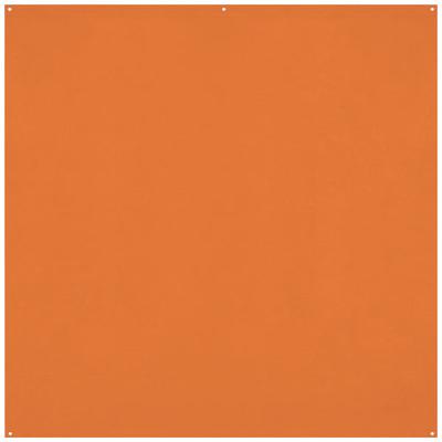 Westcott X-Drop Pro rimpelbestendig 8 'x 8' (2,44 x 2,44 m) Achtergrond voor headshots, fotoshoots, groepsportretten, video-interviews en fotocabines - draagbaar en reisvriendelijk (Tiger Orange)