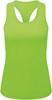TriDry TR527 Women´s Recycled Performance Slim Racer Back Vest - Lightning Green - L