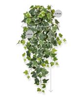Hedera kunst hangplant 75cm - bont - thumbnail