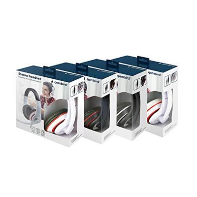 Hoofdtelefoon met microfoon GEMBIRD MHS-03-WTRD Wit - thumbnail