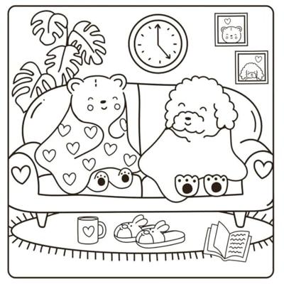 Kleurboek Cosy - gewoon schattige kleurset