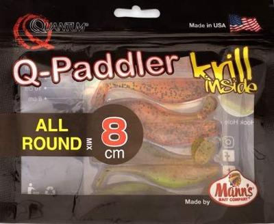 Quantum 8cm Q-Paddler Pack Natural: 3x pumpkinseed chart. + 3x original appleseed Quantum 8cm Q-Paddler Pack Natural: 3x pumpkinseed chart. + 3x original appleseed