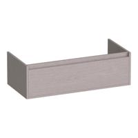 Brauer Hope - Onderkast - 100 cm - met 1 Softclose Lade Greeploos en 1 Sifon Uitsparing - Timber Greige - thumbnail