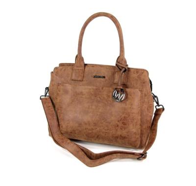 Chique handtas schoudertas PU ISABELLA Cognac Chique handtas schoudertas PU ISABELLA Cognac