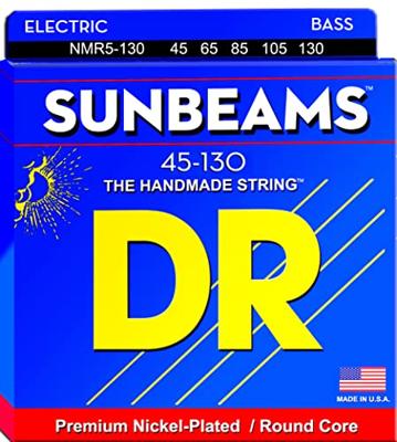 DR Strings NMR5-130 Sunbeam Medium to Heavy 45-130 5-snarige basgitaarsnaren