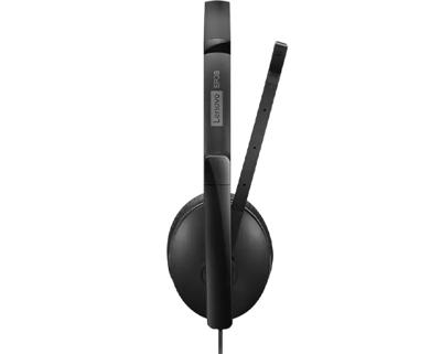 Lenovo Gen 2 On Ear headset Kabel Zwart Ruisonderdrukking (microfoon)