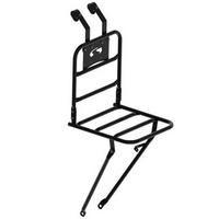 Steco Voordrager voor 20-24" transportfiets comfort 20 x 20 cm - glanzend zwart