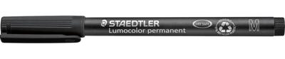 Staedtler Lumocolor permanent M DRY SAFE 317-9 Permanent marker Zwart Watervast: Ja