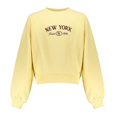 Frankie & Liberty winter sweatshirt meisjes - geel - Ney York