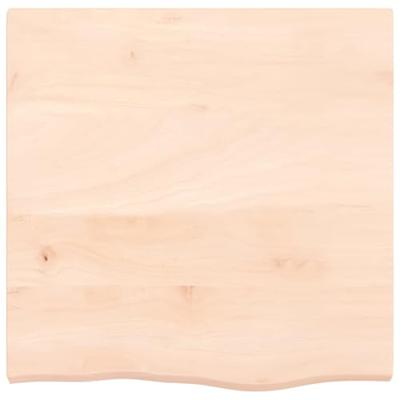 Tafelblad 60x60x4 cm onbehandeld massief eikenhout Tafelblad 60x60x4 cm onbehandeld massief eikenhout