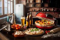 Ariete pizzaoven 0909/10 (rood/zwart) - thumbnail