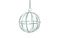 Chroom voederbal voor knaagdier - 12 cm - thumbnail