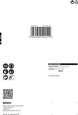 Bosch Accessories EXPERT C470 2608901113 Oscillerend schuurpapierset Geperforeerd Korrelgrootte (num) 40, 60, 80, 120, 180 (l x b) 140 mm x 115 mm 10 stuk(s)