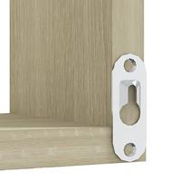 Hoekwandschap 40x40x50 cm bewerkt hout sonoma eikenkleurig - thumbnail