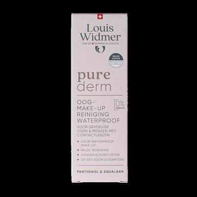 Louis Widmer Purederm Oogmake-up Remover Waterproof Zonder Parfum 100ml