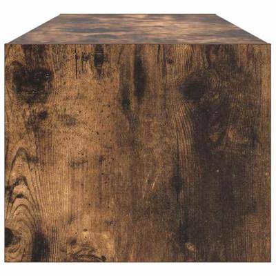 TV-kast met lade Gerookt eiken 100 x 31 x 25,5 cm Bewerkt hout